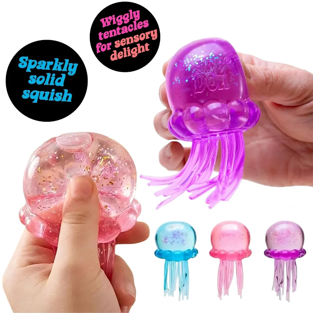 Jellyfish & Cube Squish Toy